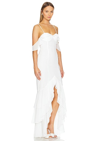 MORE TO COME Adriana Gown in White