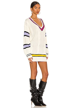 MORE TO COME Cassandra Sweater Dress in Cream