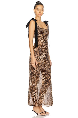 MORE TO COME Katina Maxi Dress in Brown