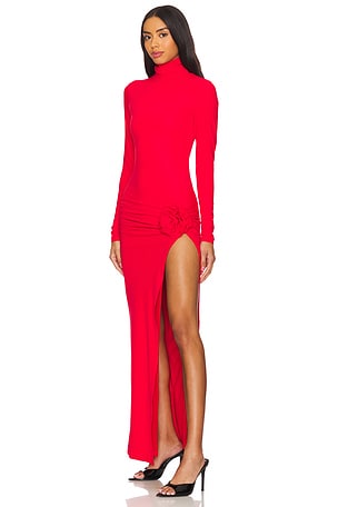MORE TO COME Chara Maxi Dress in Red