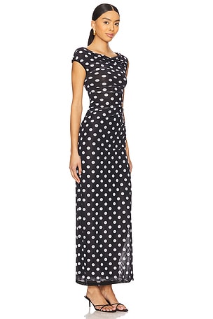 MORE TO COME Cora Maxi Dress in Black