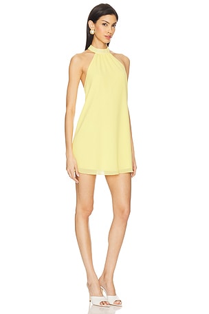 MORE TO COME Calanthe Mini Dress in Yellow