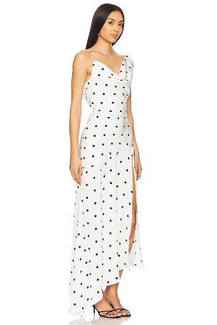 MORE TO COME Adela Midi Dress in Ivory