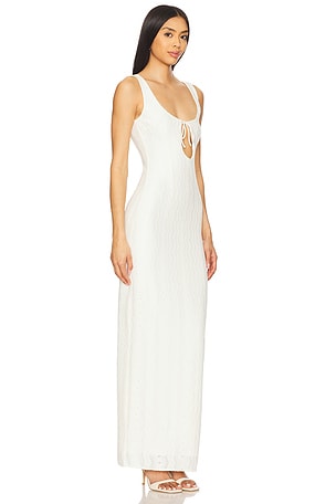 MORE TO COME Audrey Maxi Dress in Ivory
