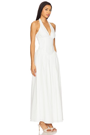 MORE TO COME x Yhasmina Ferrara Bexley Maxi Dress in White