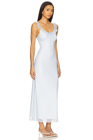 MORE TO COME Brylie Maxi Dress in Blue