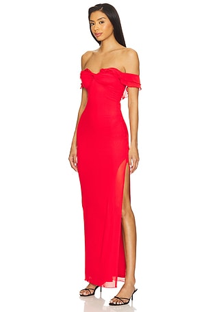 MORE TO COME Blake Maxi Dress in Red