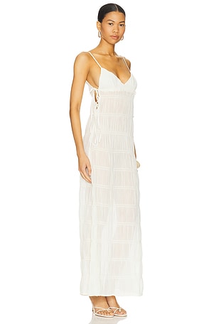 MORE TO COME Justina Maxi Dress in Cream