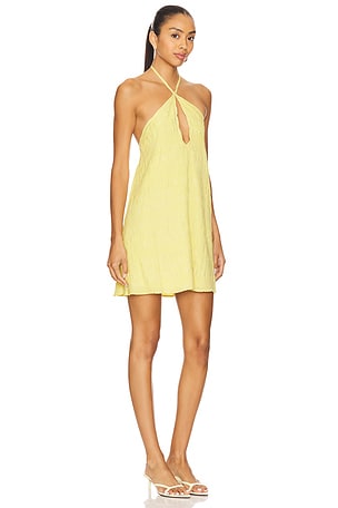 MORE TO COME Kindall Mini Dress in Lemon