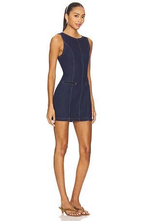 MORE TO COME Genie Mini Dress in Blue