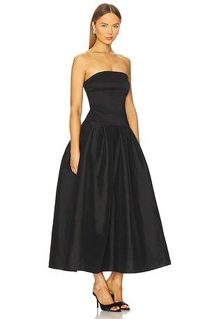 MORE TO COME Cambria Strapless Dress in Black