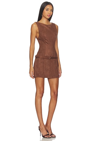 MORE TO COME Rileigh Meni Dress en Marron