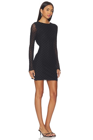 MORE TO COME Kalie Mini Dress in Black