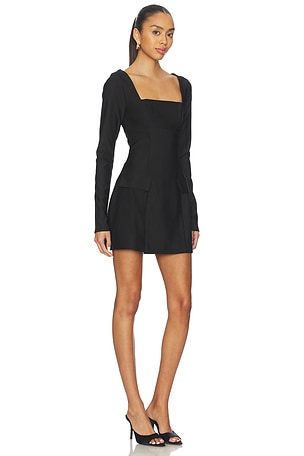 MORE TO COME Fenna Mini Dress in Black