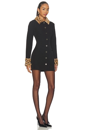 MORE TO COME Martti Mini Dress in Black. Size XXS. Also
