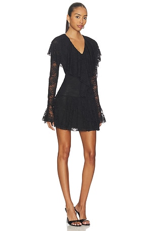 MORE TO COME Arli Mini Dress in Black. Size XXS. Also