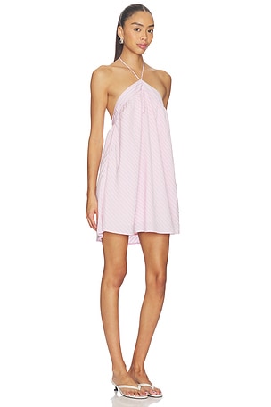 MORE TO COME Keyonie Halter Mini Dress in Pink