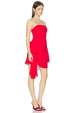 MORE TO COME Jess Mini Dress in Red