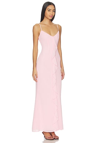 MORE TO COME Vienna Maxi Dress in Pink. Size XXS. Also