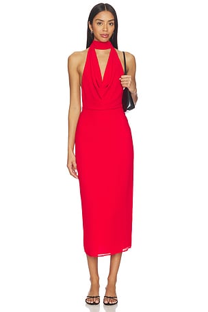 Ria Halter Midi Dress MORE TO COME