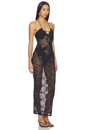 MORE TO COME Trina Maxi Dress in Black