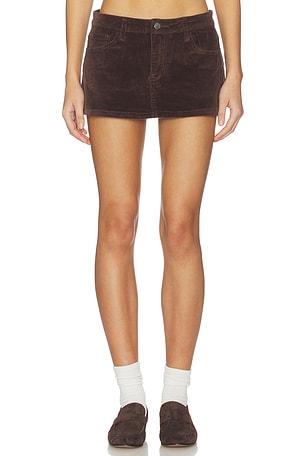 MORE TO COME Lana Mini Skort in Brown