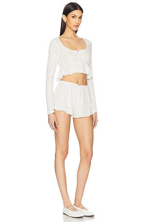 MORE TO COME Koralyn Short Set in Ivory