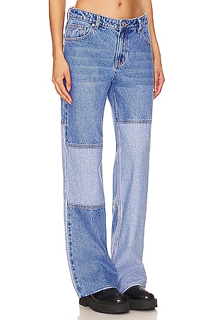 MORE TO COME Aluna Wide Leg Jeans in Blue