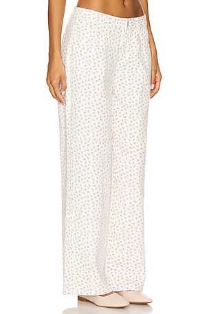 MORE TO COME Brya Floral Jean in White