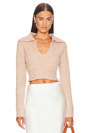 Carly Deep V SweaterMORE TO COME$58