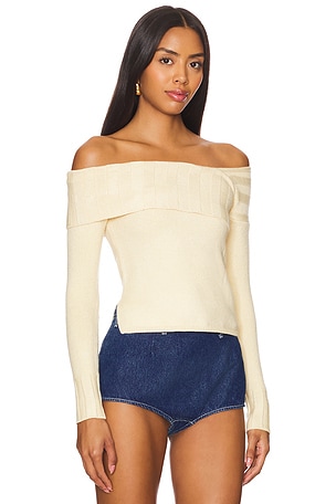 MORE TO COME Effie Sweater in Beige