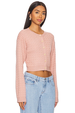 MORE TO COME Padme Cardigan in Pink. Size XS. Also