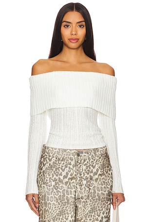 Ingrid Off Shoulder Sweater MORE TO COME