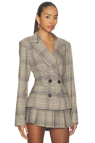 MORE TO COME Spencer Blazer in Taupe. Size XXS. Also