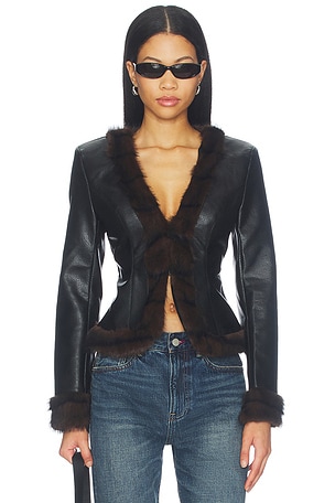 Clarissa Faux Fur Jacket MORE TO COME