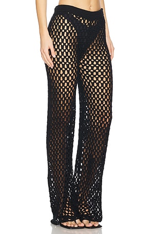 MORE TO COME Rue Pant in Black