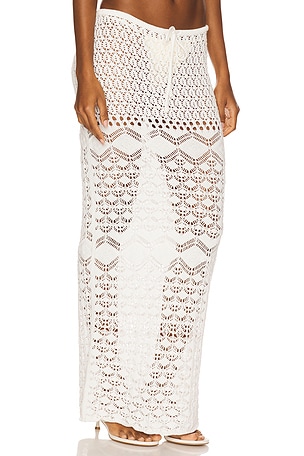 MORE TO COME Maria Maxi Skirt in White