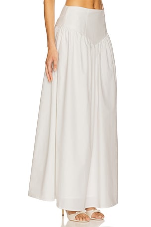 MORE TO COME Amaya Maxi Skirt in White