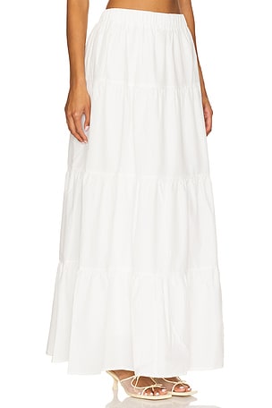 MORE TO COME Braline Maxi Skirt in White