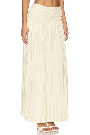 MORE TO COME Remi Maxi Skirt in Yellow. Size S. Also