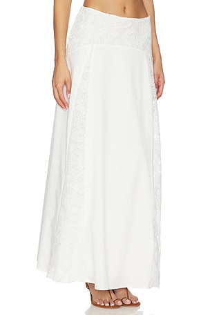 MORE TO COME Loriela Maxi Skirt in White
