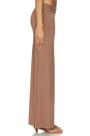 MORE TO COME Brixton Maxi Skirt in Tan