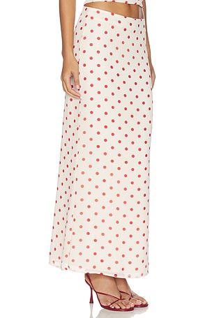 MORE TO COME Annie Maxi Skirt in Cream. Size XXS. Also