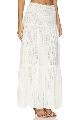 MORE TO COME Darla Maxi Skirt in Ivory
