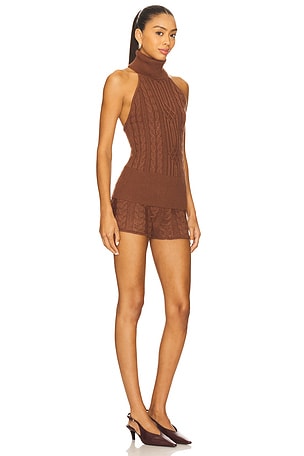 MORE TO COME Kalani Short Set in Brown