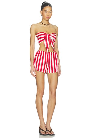 MORE TO COME Amaltha Short Set in Red