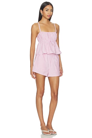 MORE TO COME Eliza Short Set in Red