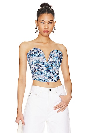 Sienna Floral Ruched Top MORE TO COME