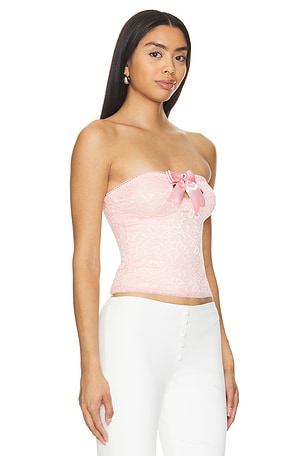 MORE TO COME Janette Tube Top in Pink