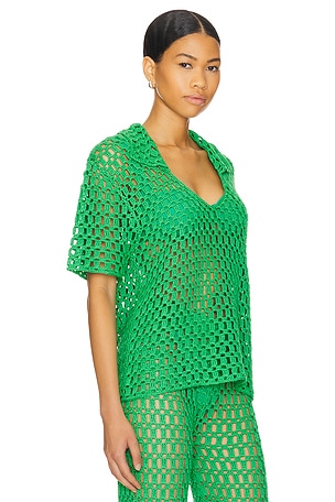 MORE TO COME Rue Top in Green